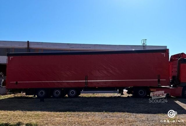 Open semitrailer with tarp SCHMITZ CARGOBULL SCS 24/L 13.62 Mega