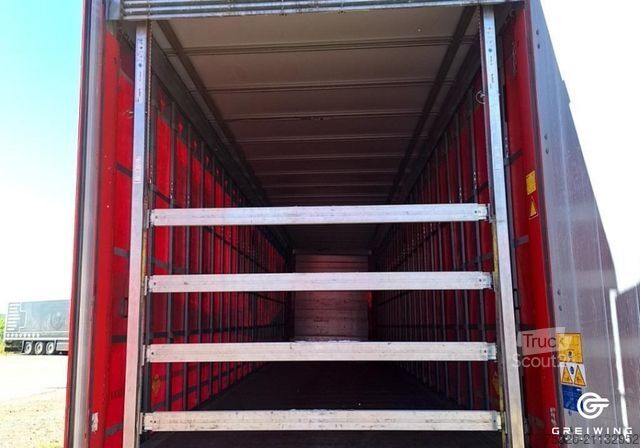 Open semitrailer with tarp SCHMITZ CARGOBULL SCS 24/L 13.62 Mega