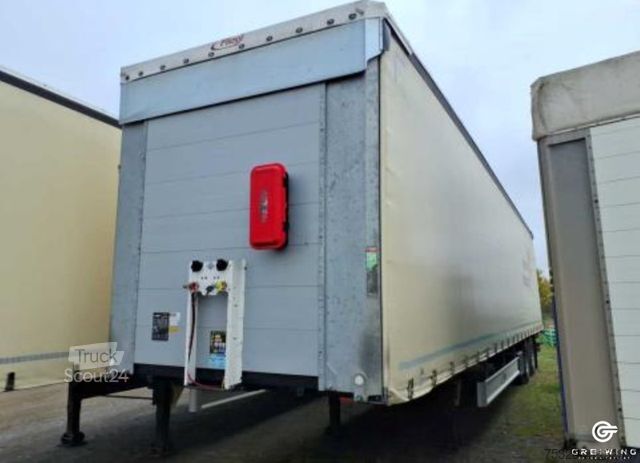 Öppen semitrailer med kapell FLIEGL SZS 290 Twin 180