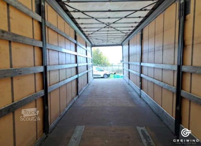 Öppen semitrailer med kapell FLIEGL SZS 290 Twin 180