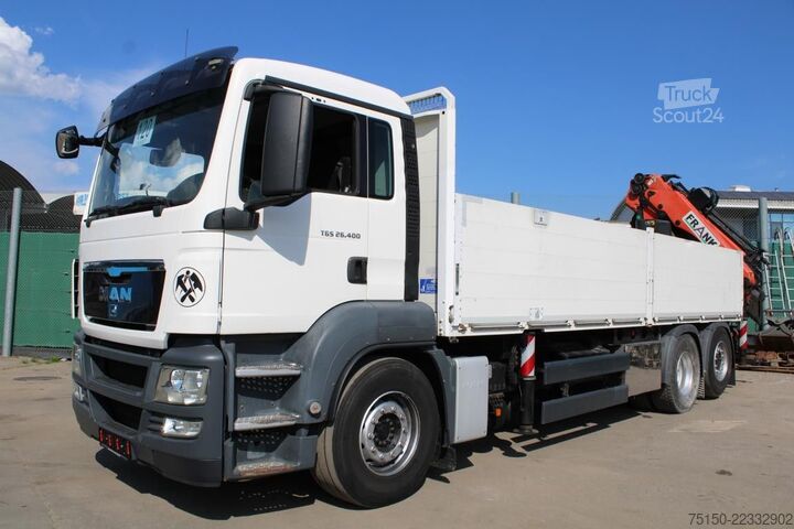 Кран-манипулятор на шасси грузовика MAN 26.400 6x2 KRAN PK 34002 SH + JIB FUNK Nr: 120