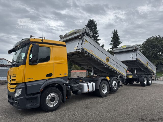2543 L 6X2, Kempf Kipper повний склад Mercedes-Benz Actros 2543 L 6X2, Kempf Kipper Komplett