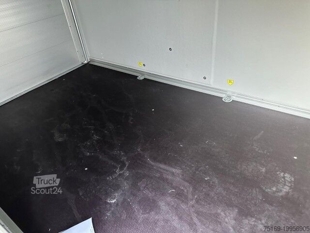 Remorcă carosată Cheval Liberte Debon Fourgon Cargo 2 Poly + Türe blau 1300 kg, 100 km/h, 300x155x168cm