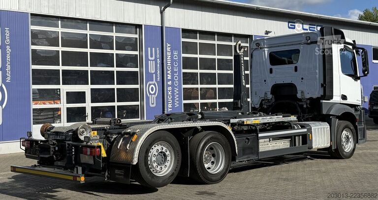 Kroklastbil MERCEDES-BENZ Actros 2745 6x2 Abrollkipper Meiller RS2170