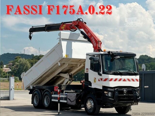 Autokran RENAULT C 380* KIPPER 5,20 m* KRAN/FUNK * TOPZUSTAND !