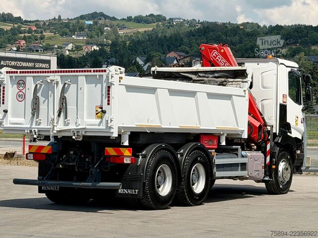 Autokran RENAULT C 380* KIPPER 5,20 m* KRAN/FUNK * TOPZUSTAND !