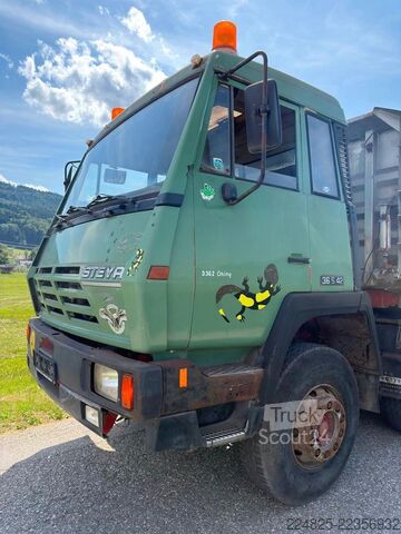 شاحنة قلابة ثلاثية الجوانب STEYR 36S42/K25/8X4 DREISEITENKIPPER BLATT BLATT
