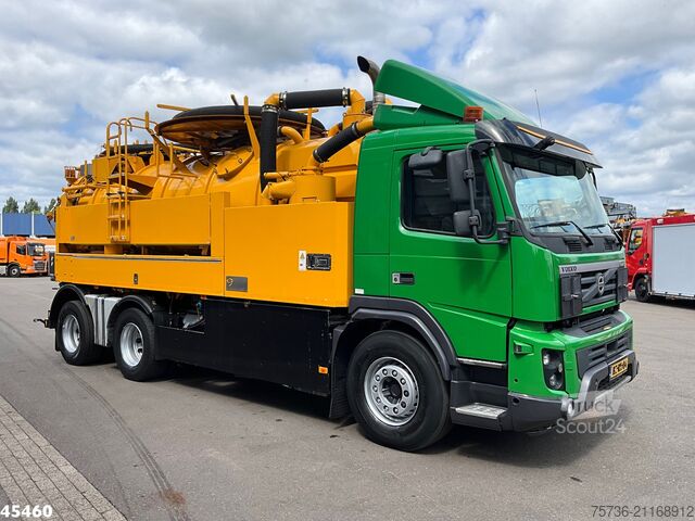 Zuigvoertuig Volvo FMX 420 6x4 Wiedemann 12m³ Combi kolkenzuiger