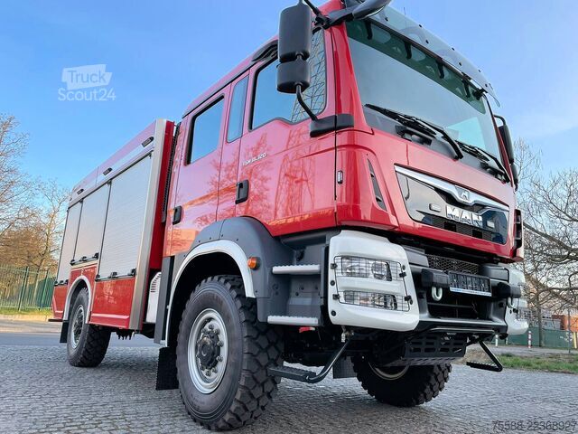 Camion de pompiers MAN TGM 18.320 TLF4000 4x4 Tanklöschfahrzeug