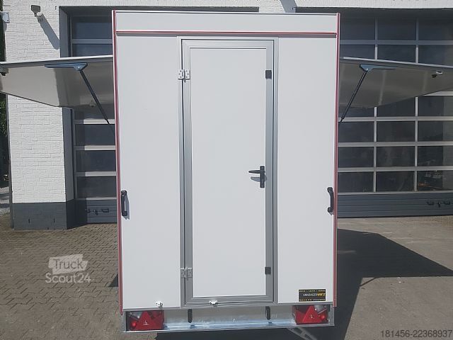 Przyczepa handlowa trailershop Infostand Marktstand Verkauf Eventtrailer