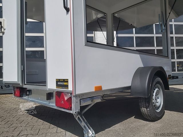 Przyczepa handlowa trailershop Infostand Marktstand Verkauf Eventtrailer