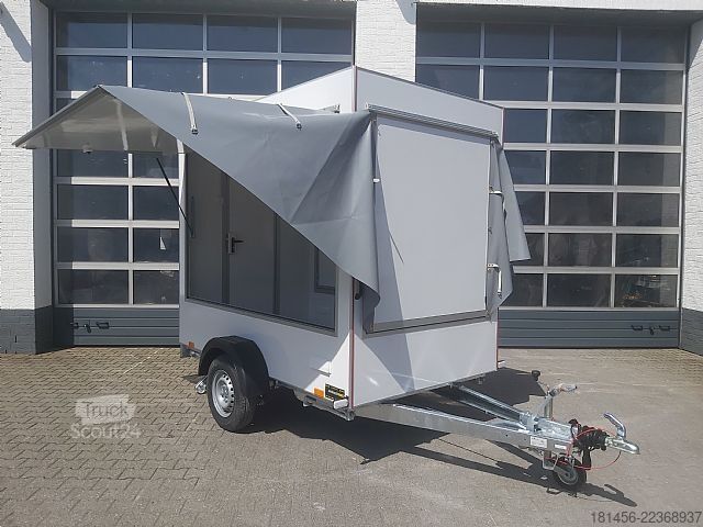 Przyczepa handlowa trailershop Infostand Marktstand Verkauf Eventtrailer