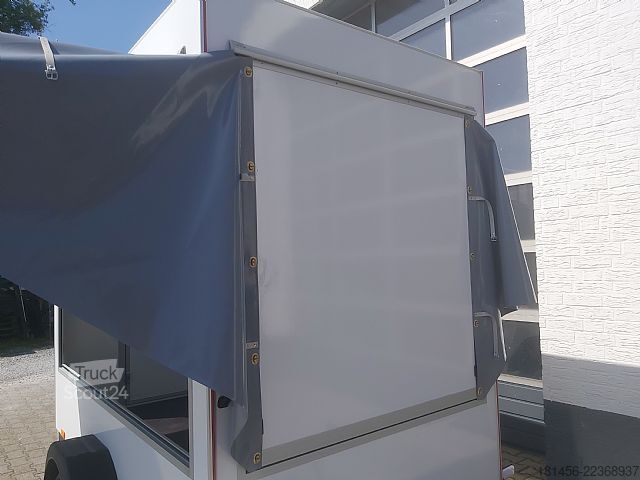 Przyczepa handlowa trailershop Infostand Marktstand Verkauf Eventtrailer