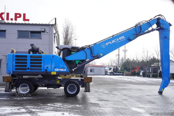 Material handler Fuchs MHL 340 S5 material handling excavator