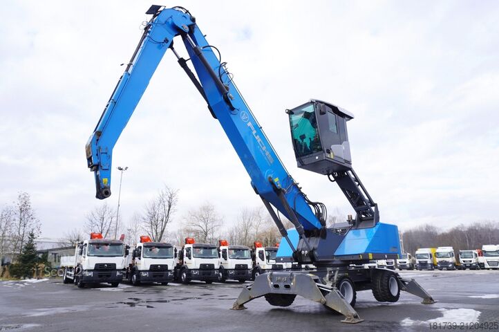 Material handler Fuchs MHL 340 S5 material handling excavator