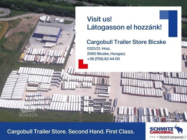 Atvira puspriekabė su tentu Kögel Curtainsider Mega