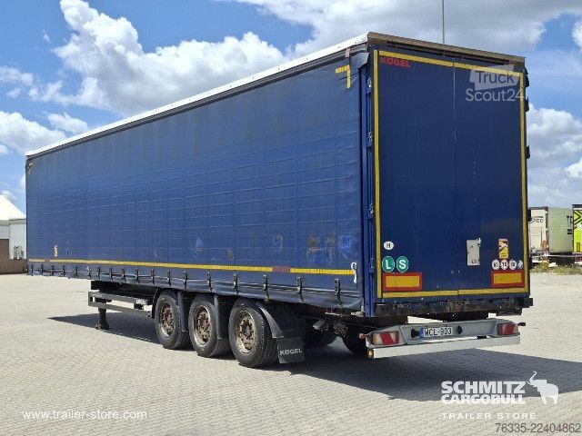 Atvira puspriekabė su tentu Kögel Curtainsider Mega
