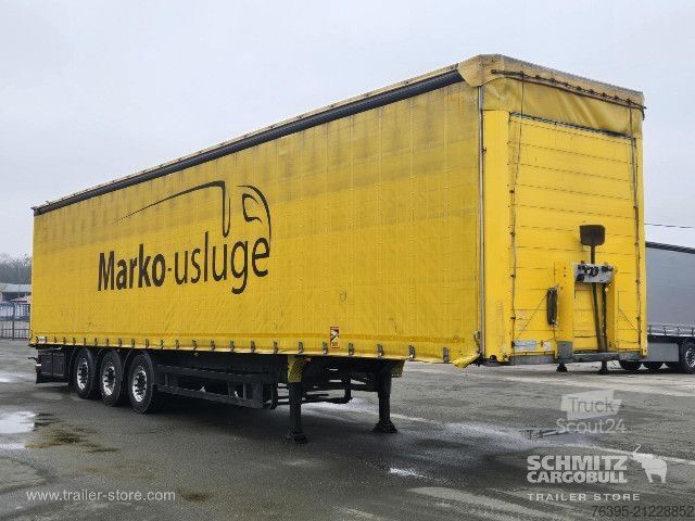 Open semitrailer with tarp Schmitz Cargobull Semitrailer Curtainsider Standard