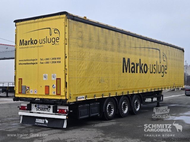 Open semitrailer with tarp Schmitz Cargobull Semitrailer Curtainsider Standard