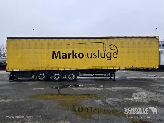 Open semitrailer with tarp Schmitz Cargobull Semitrailer Curtainsider Standard