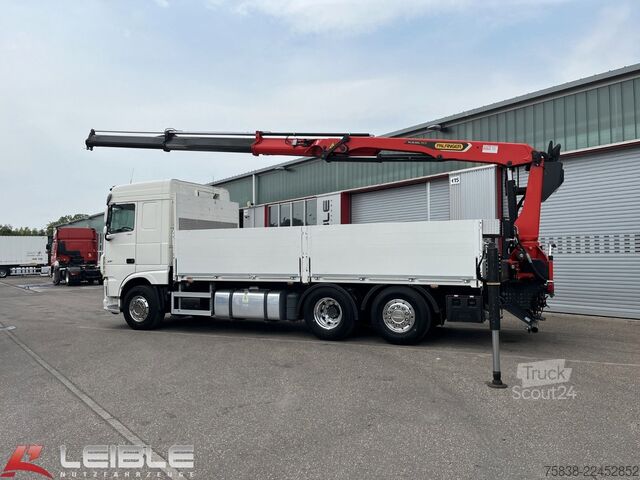 Grue montée sur camion DAF XF 480*Palfinger Kran*Lift/Lenkachse*394 TKM*