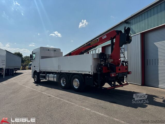 Grue montée sur camion DAF XF 480*Palfinger Kran*Lift/Lenkachse*394 TKM*