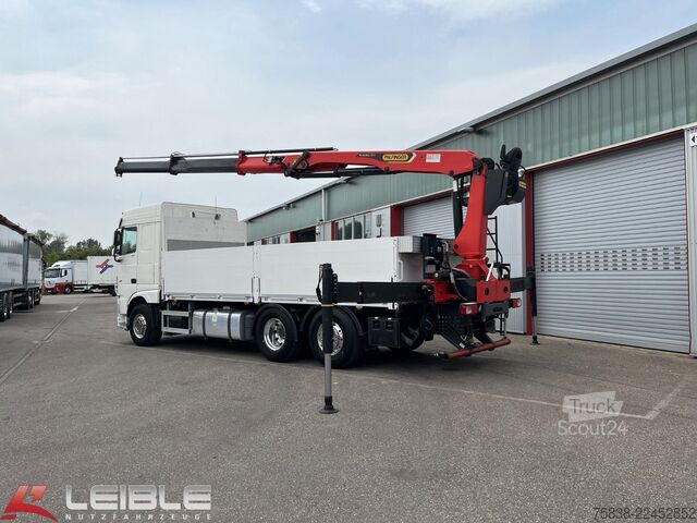 Grue montée sur camion DAF XF 480*Palfinger Kran*Lift/Lenkachse*394 TKM*
