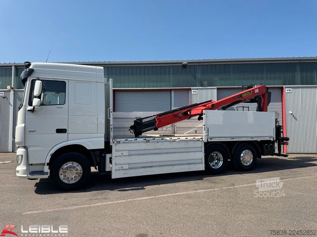 Grue montée sur camion DAF XF 480*Palfinger Kran*Lift/Lenkachse*394 TKM*