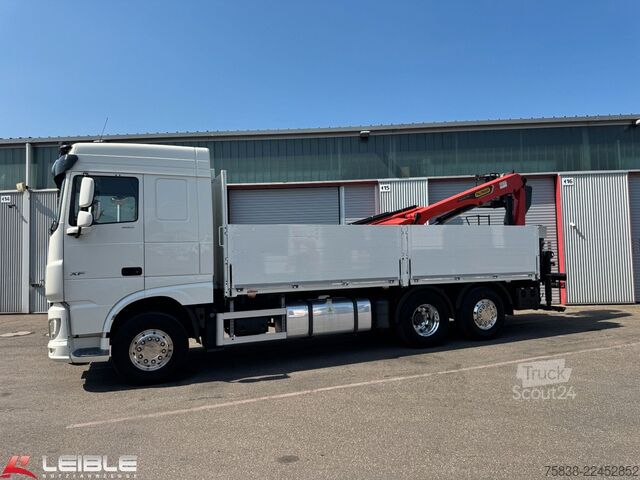 Grue montée sur camion DAF XF 480*Palfinger Kran*Lift/Lenkachse*394 TKM*