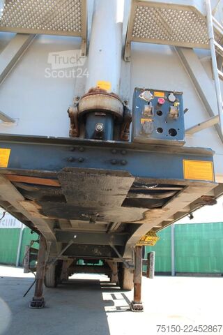 Semi-remorque benne BENALU UNFALL Kippmulde 57 m³ Nr: 835