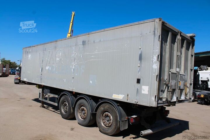 Semi-remorque benne BENALU UNFALL Kippmulde 57 m³ Nr: 835