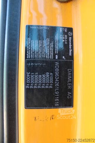 Camion poids lourd MERCEDES-BENZ 4163 8x4 BL - 180 to - TRK - PUSH - Nr.: 616