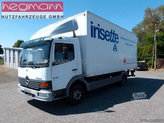 Furgão fechado MERCEDES-BENZ Atego 817, Alu-Koffer, LBW, AHK, DE