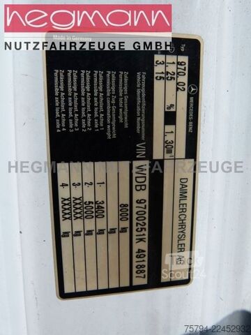 Furgão fechado MERCEDES-BENZ Atego 817, Alu-Koffer, LBW, AHK, DE