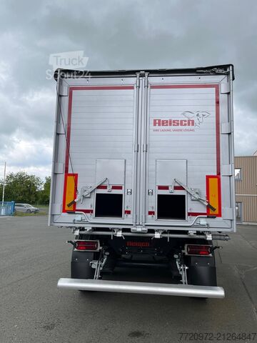 Sklopný návěs Reisch 3-Achs-Kippsattelauflieger Alumulde 50m³