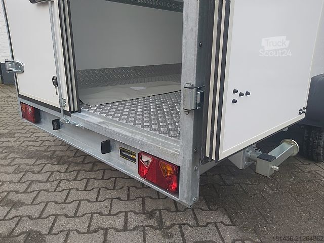 Hutos doboz trailershop großes Kühlmobil Kühlhaus Lebensmittel HACCP Govi Arktik 2000N Kühlaggregat