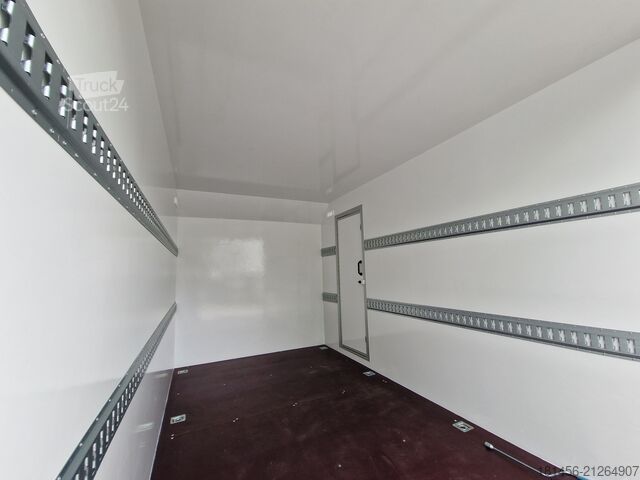 Dobozos trailershop schöner Kofferanhänger niedrige Ladefläche Seitentür 2700kg 360x200x210cm Neuverkauf