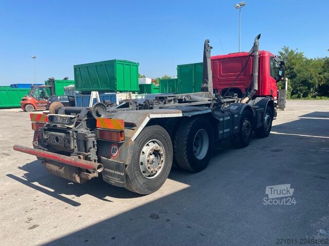 Āķa konteineru automašīna SCANIA SCANIA CV P114 GB SCARRABILE USATO 8X2
