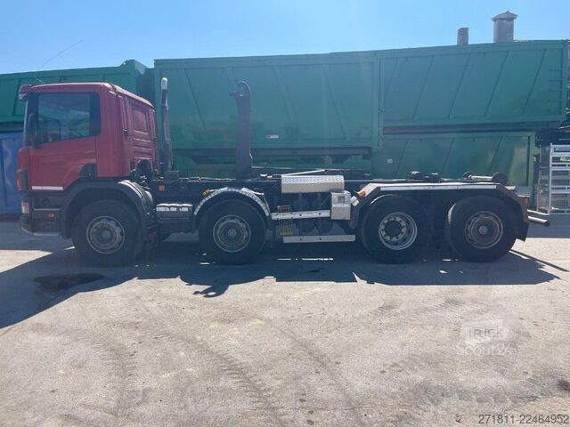 Āķa konteineru automašīna SCANIA SCANIA CV P114 GB SCARRABILE USATO 8X2