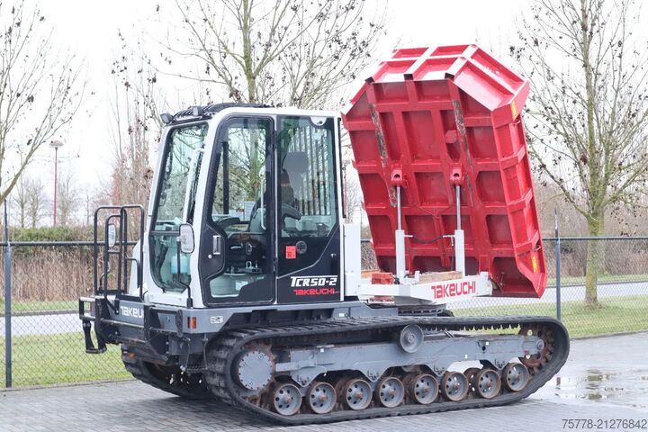 Camión volquete Takeuchi TCR50-2 | ROTATING DUMPER | LOW HOURS | AIRCO