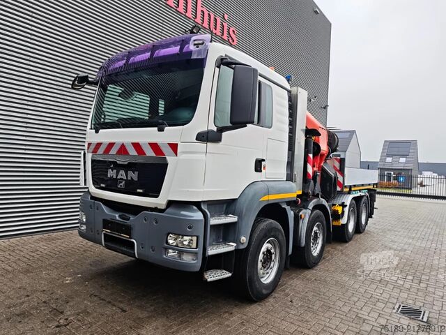 Camión grúa MAN TGS 35.400 8x4 Palfinger PK 85002 9 x Hydr. 1 x...