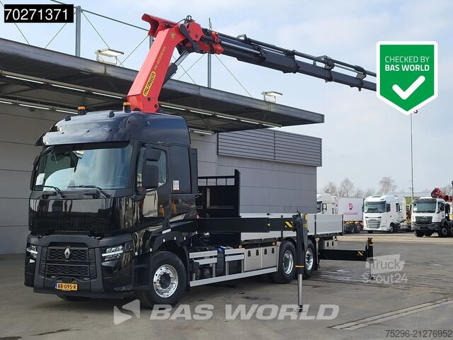 Alerta de distancia Alerta de límite de velocidad Alerta de movimiento Alerta de colisión lateral So Renault C 480 6X2 NEW NL-Truck Palfinger PK41002 EH Cra...