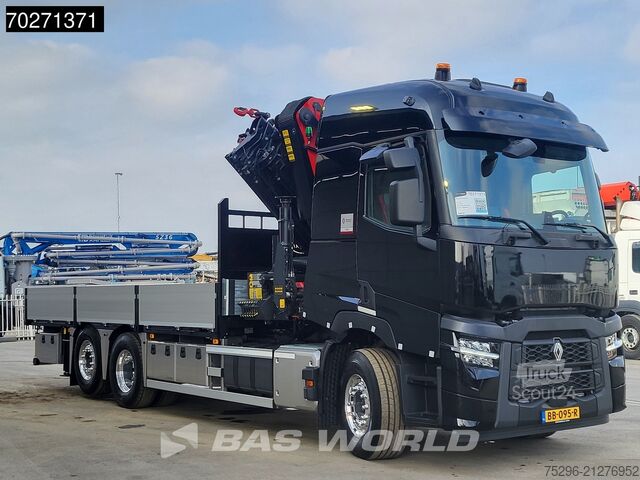 Alerta de distancia Alerta de límite de velocidad Alerta de movimiento Alerta de colisión lateral So Renault C 480 6X2 NEW NL-Truck Palfinger PK41002 EH Cra...