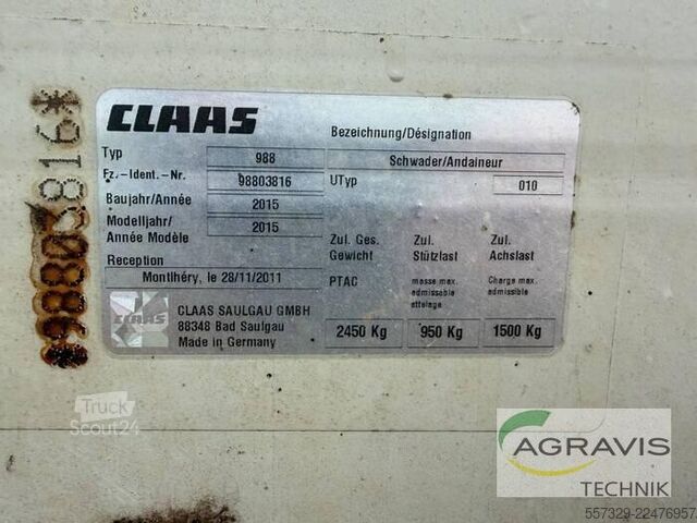 Technológia sena Claas LINER 2900