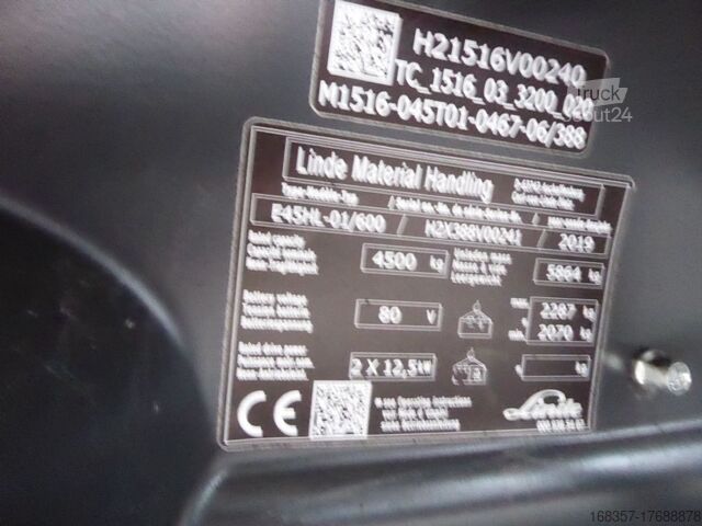 Frontgaffeltruck Linde E45HL-01/600
