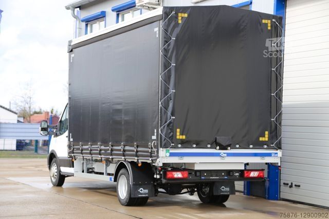 Transporter mit Pritsche & Plane FORD Transit Schiebeplane 420x220x220 cm