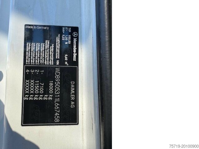 Garbage truck Mercedes-Benz 1824 4x2 Atego Zöller