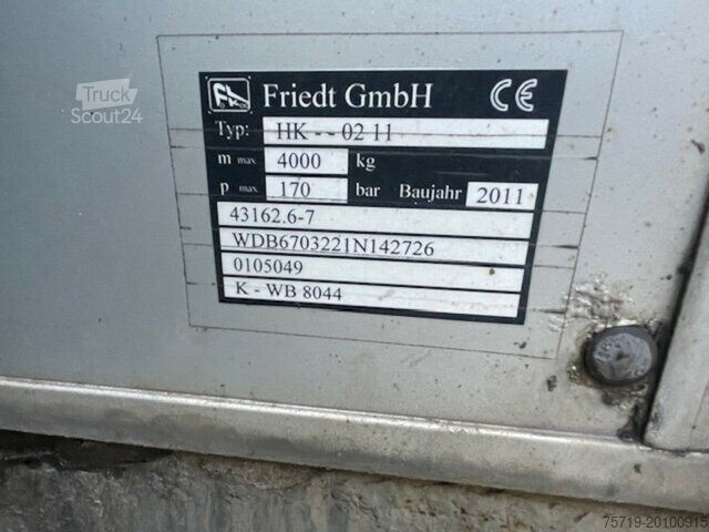 Sklápač Mercedes-Benz 814 DK Vario 4x2 Hinterkipper/Euro5