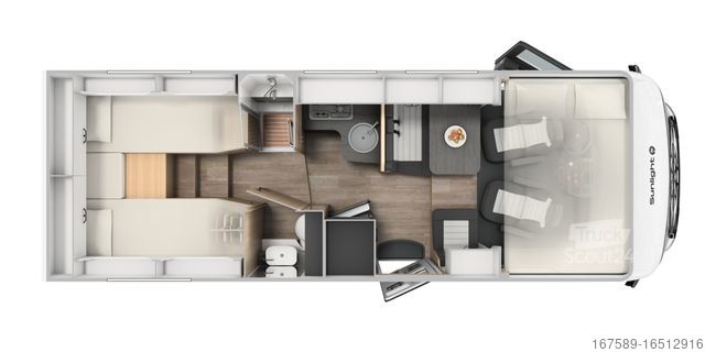 Integrirani avtodom SUNLIGHT I 68 Adventure, 180PS,WiFi/TV,190Ah,6E,AKTION