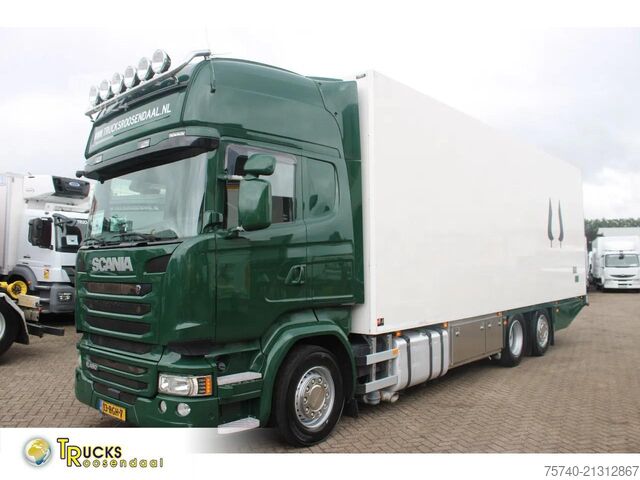Transport chłodniczy/mrożony Scania R490 + 6X2 + EURO 6 + heating truck/ flowers FU...